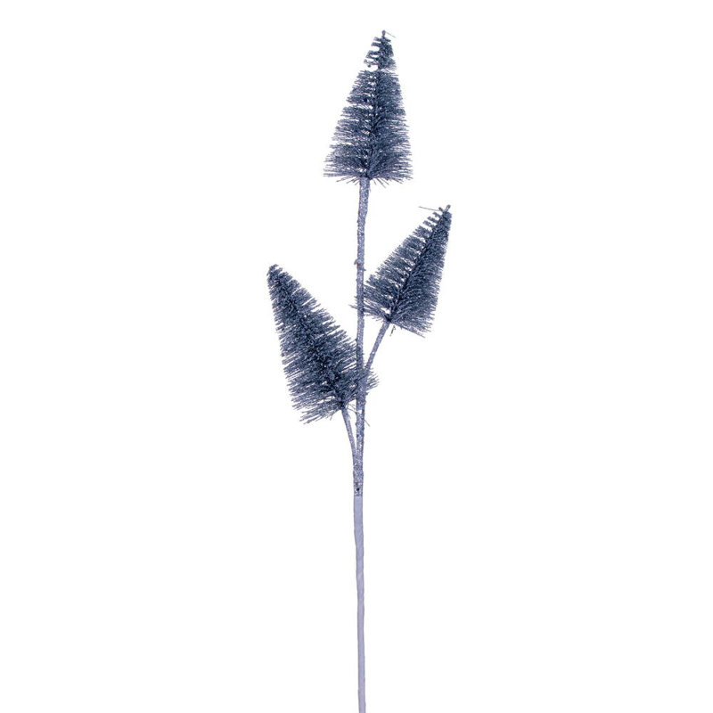 Aérosol d'arbre à cône artificiel 20 po. Comprend 6 pièces par sac., Argent argent