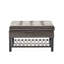 Brown Square With Practical Storage And Bottom Rack - Leather Fashionable Pu