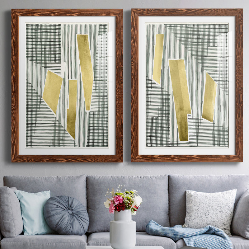" Shadow Screen I " 2 - Pieces, 20" H x 17" W x 1" D, Maple