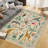 Washable Rugs for Living Room Area Rugs for Bedroom Scalloped Rug Modern Bordered Non Slip Kids Bedroom Carpet Stain Resistant Floor Cover-731131714-731131774