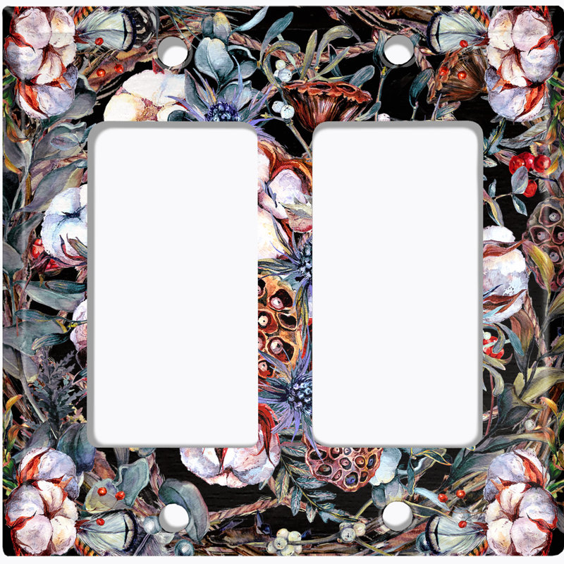 Plaque murale à bascule Flower