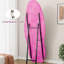 Miroir mural 63 po x 24 po et miroir au sol, enveloppé de flanelle, ondulé irrégulier, incassable, rose pour salon pleine longueur, haute définition, chambre à coucher-130544794