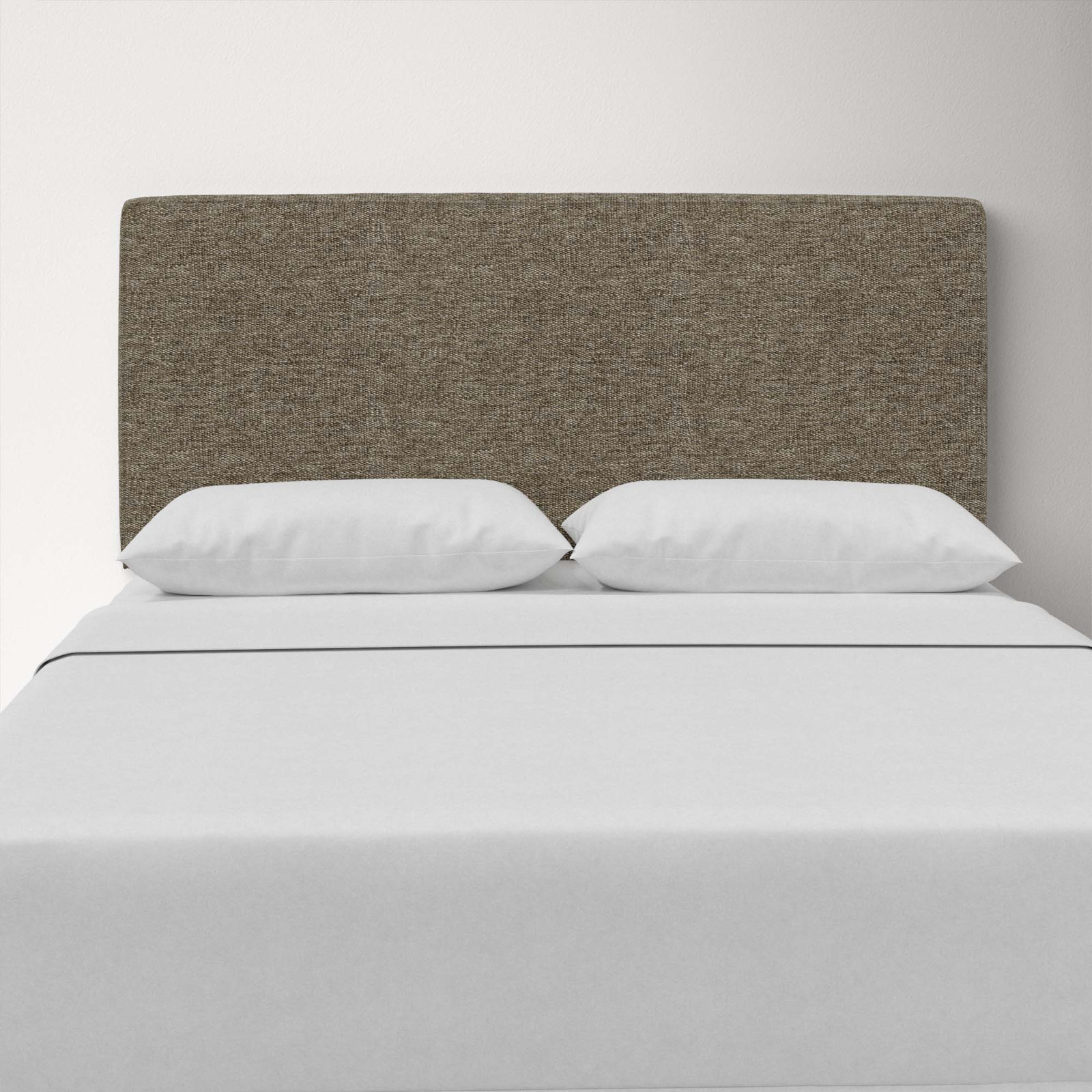 Marquise Upholstered Headboard, King, Milsap Granite Sustain® Tweed
