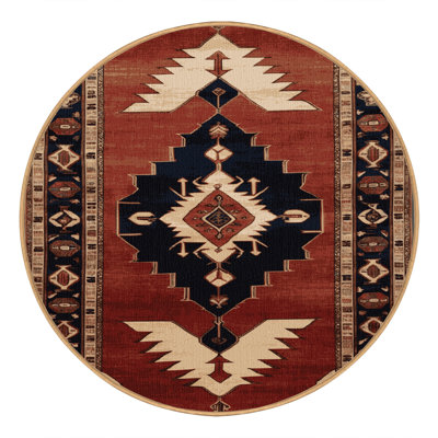 Machine Washable Persian Brown Area Rug