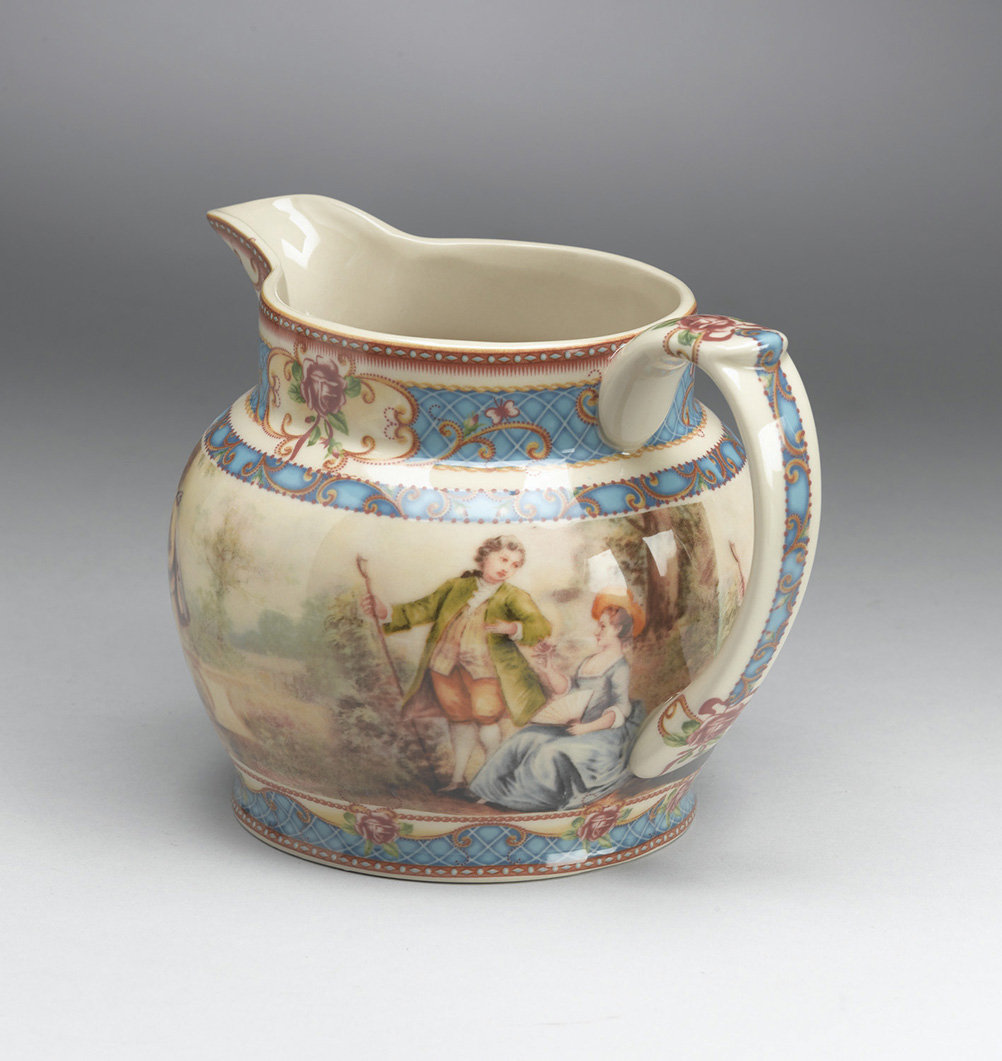 Nathaly Scene Porcelain Pitcher Astoria Grand