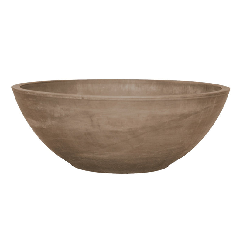 Pot à fleurs Haven, Terra Cotta, H 3 po x l 8 po x P 8 po