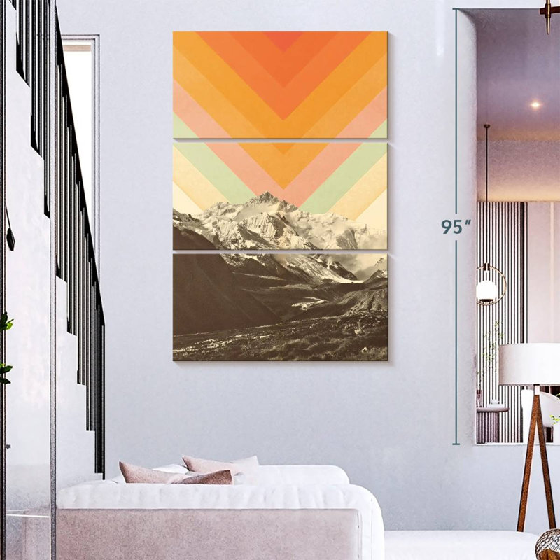 Alvord Mountainscape II, H 74 po x l 48 po