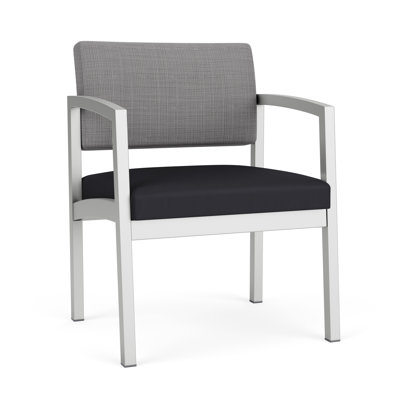 Lenox Steel Waiting Reception Oversized Guest Chair Metal Frame