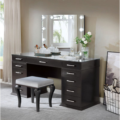 Ensemble de meuble-lavabo l 60,4 po, gris
