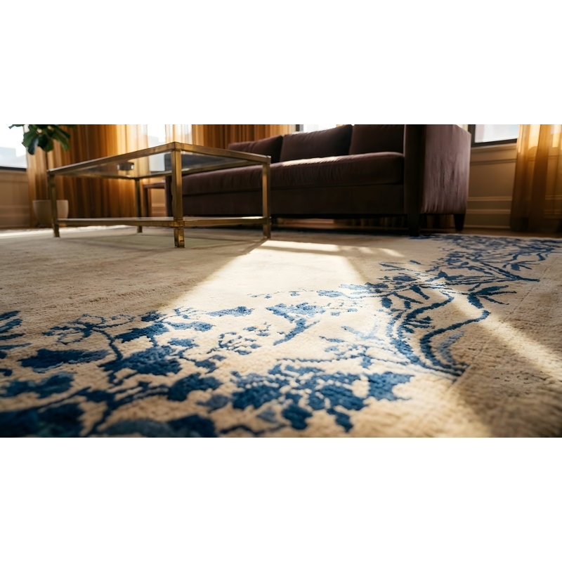 Wool 1920s Rectangle Chinese Room Size Knotted Ivory - Peking Antique Rug