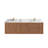 Sonoma Floating Teak 72 " W Wall Mounted 2 Double Vanity Bathroom Vanity With Quartz Top