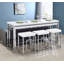 Wozniak 5-Pcs Multipurpose Counter Height Table Set