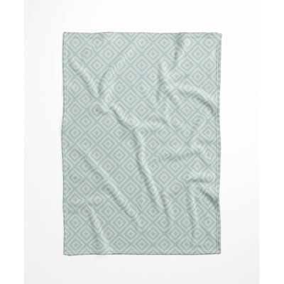 Ikat Grunge Velveteen Fleece Blanket