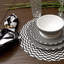 Assiette plate B&W Chevron