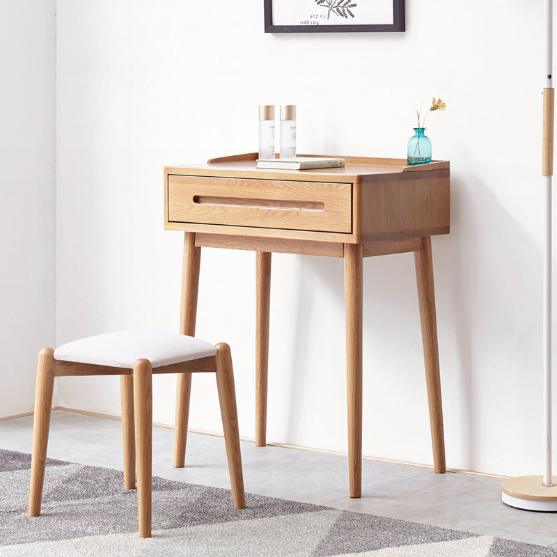 Commode en bois massif avec tiroir de rangement