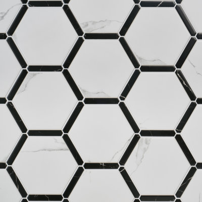 Carreau de porcelaine 9 po x 10 po Samara