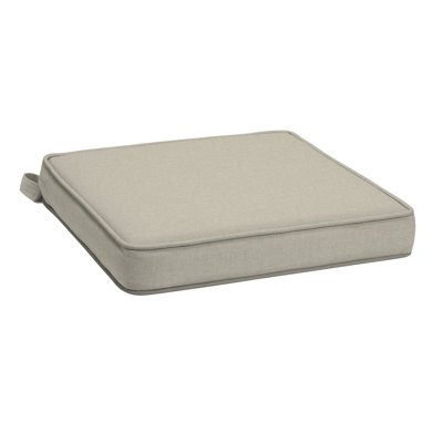 ARDEN Foam Outdoor Double Welted Dining Seat Cushion, 19 x 19, made with ProFoam