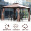 Grand jardin 13 pi L 10 pi. D Pavillon de jardin en acier