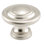 Bi-Fold Door Knob, 1-11/16 in. Outside Diameter, Diecast, Satin Nickel Plated (2 Pack)