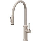 Davoli Pull-Down Kitchen Faucet with Squeeze Sprayer - High Arc Spout