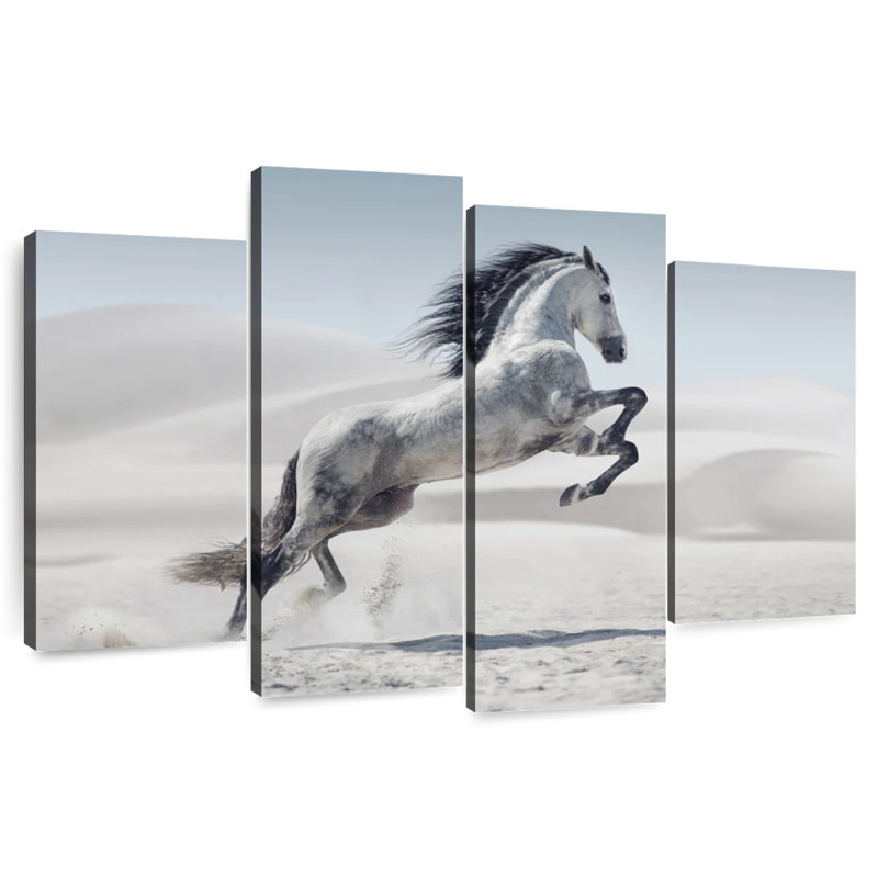Mighty Arabian Horse, 48'' H x 75'' W