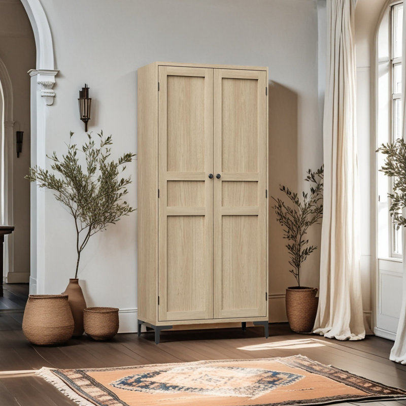 160cm Kitchen Pantry, Wood