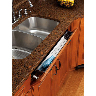 Rev-A-Shelf Tip Out Tray w/ Soft-close for Sink Base Cabinet