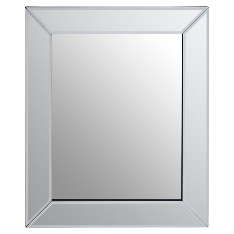 Gorge Glass Rectangle Wall Mirror, 69cm H x 58cm W
