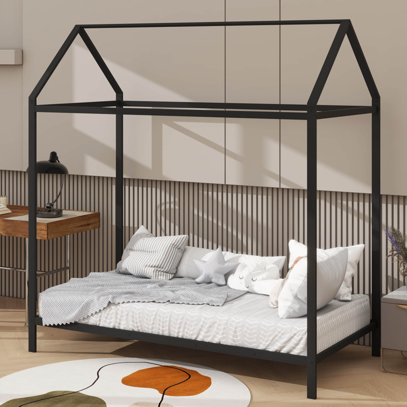 Lit plateforme Cozy, Noir