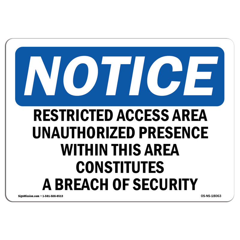 Heavy Duty Sign
