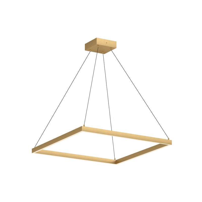 Piazza 1 - Light LED Pendant, 1.38" H x 31.5" W x 31.5" D