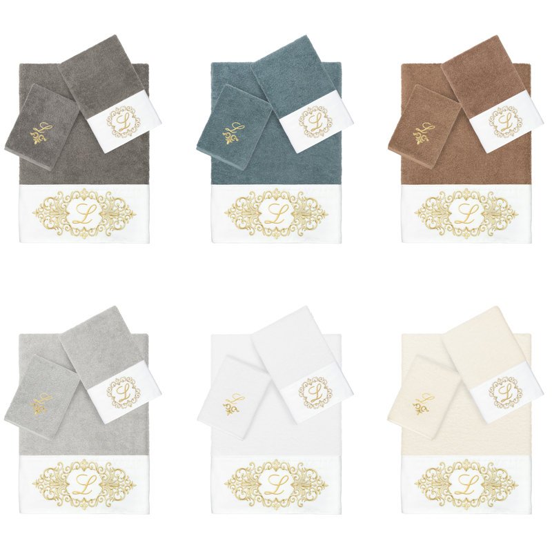 Ensemble de serviettes 3 pièces Linica, A