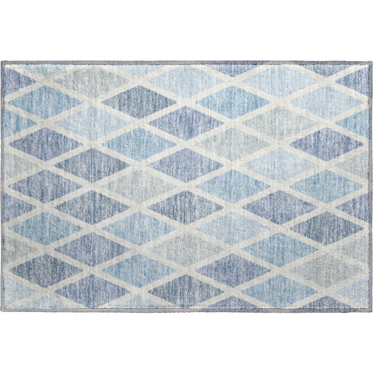 Premium Machine Washable Prisco Sky Rug