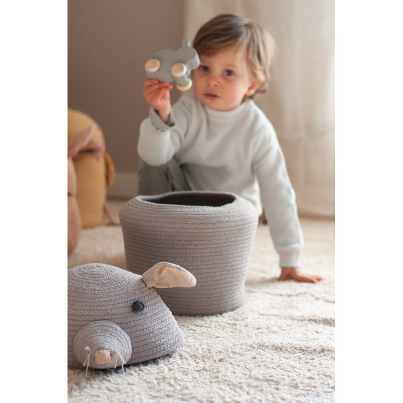 The Animal Crew Cotton Blend Decorative Basket
