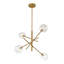 Lustre mobile en verre 4 lumières Spoutnik-2088775480