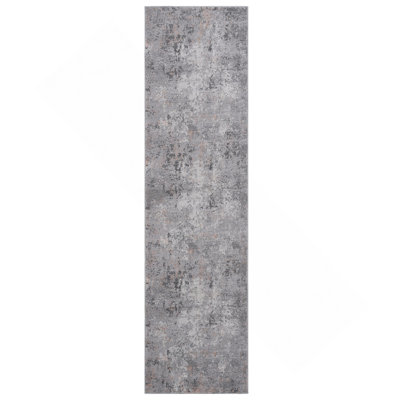 Collection Grey/Multi/Abstract Non-Shedding Living Room Bedroom Dining Home Office Stylish And Stain Resistant Area Rug