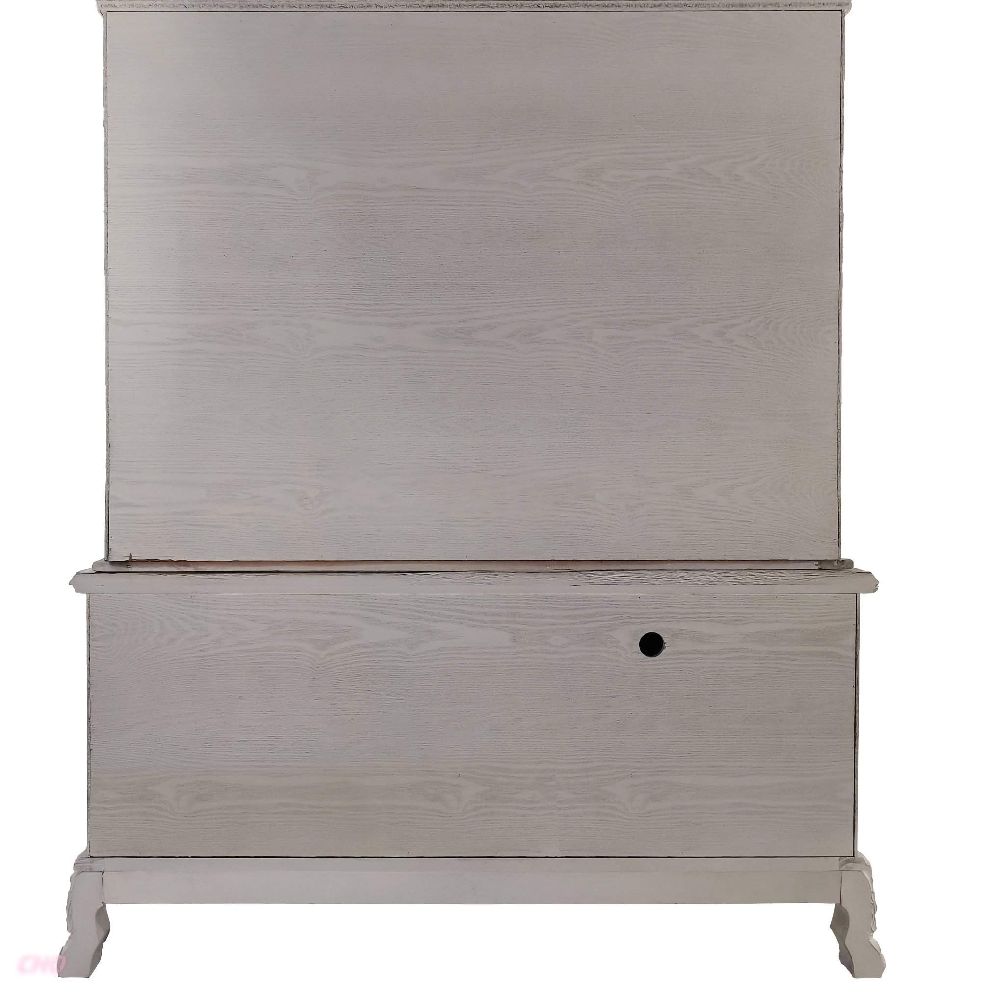 BVNECXP Dresden Bone White Finish Computer Desk & Hutch | Wayfair