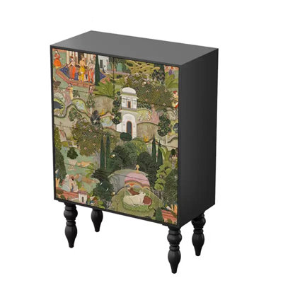 Modern Five Drawer Storage  Accent Chest