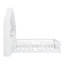 Lit maison avec fenêtre, tiroirs, tablettes, garde-corps et port USB-582269743