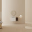 Meuble-lavabo à fermeture en douceur 36 po avec lavabo et petites tablettes de rangement, BCV07436WHLTK