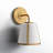 Marietta 1 Light Antique Gold Wall Mount-65287476