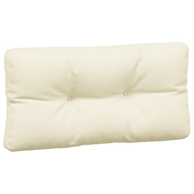 5Pc Pallet Cushions For Bench, 47 Inch, Tufted Stitched Cream Fabric