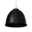 12cm H Metal Drum Lamp Shade ( Screw On ) in Black