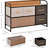 2 Dresser, 5 Solid Construction For Hallway Bedroom Storage Solution