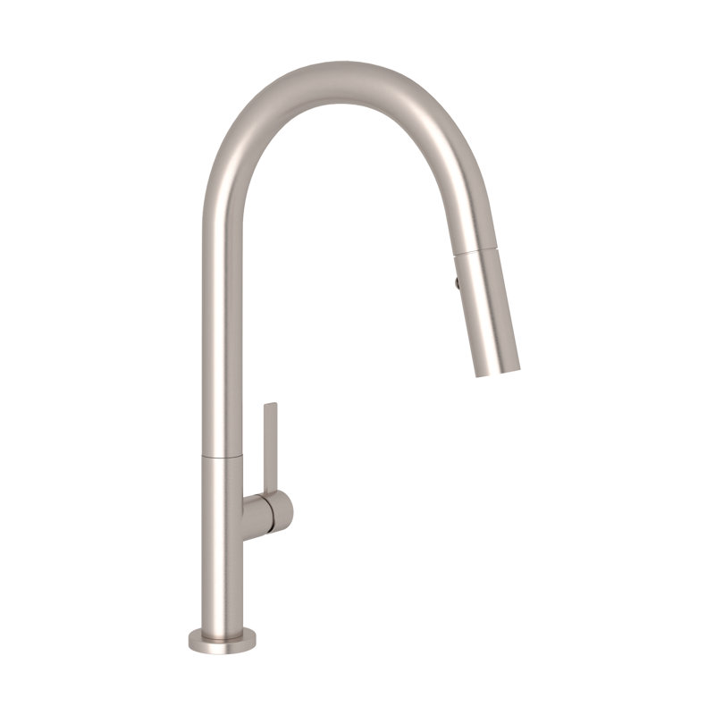Lux Pull-Down Kitchen Faucet, Satin NIckel