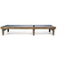 Chaise longue inclinable en acacia Gunnarr-192438162