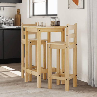 Armonee 57cm Solid Wood Bar Set
