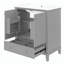 Meuble-lavabo 30 po avec lavabo-12689827