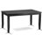 7 Piece Dining Table Set Consist of a Rectangle Kitchen Table and 6 Black Faux Leather Parson Dining Chairs, Black-1871053194-1871053197