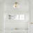 Gwinnett Glass Semi Flush Mount